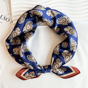 MaraSilk Pure Mulberry Silk Scarf Square Crepe Satin MS03-33