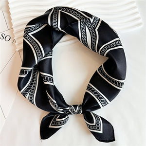 MaraSilk Pure Mulberry Silk Scarf Square Crepe Satin MS03-9