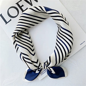 MaraSilk Pure Mulberry Silk Scarf Square Crepe Satin MS04-4