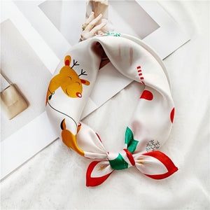 MaraSilk Pure Mulberry Silk Scarf Square Crepe Satin MS06-1