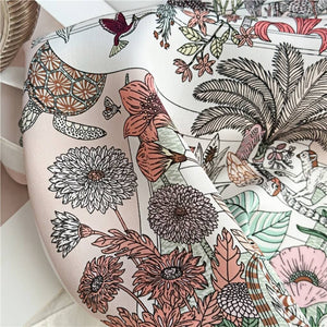 MaraSilk Pure Mulberry Silk Scarf Square Crepe Satin MS07-22