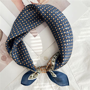 MaraSilk Pure Mulberry Silk Scarf Square Crepe Satin MS07-9