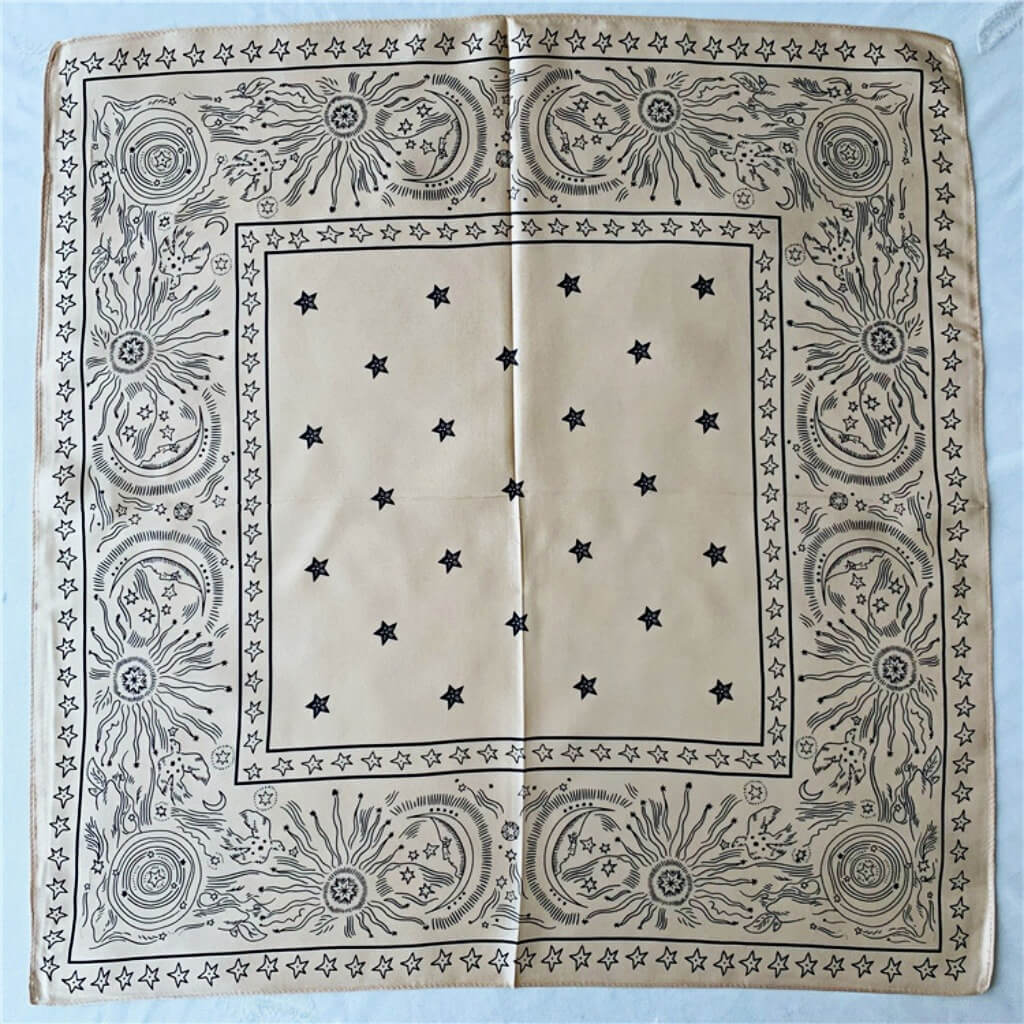 MaraSilk Pure Mulberry Silk Scarf Square Crepe Satin MS08-6