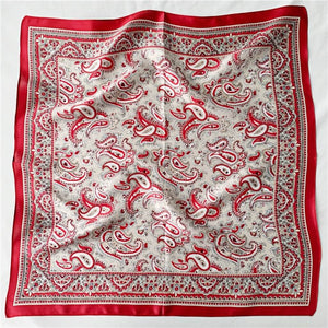 MaraSilk Pure Mulberry Silk Scarf Square Crepe Satin MS10-15