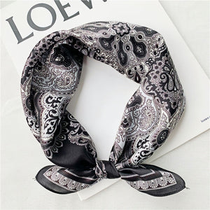 MaraSilk Pure Mulberry Silk Scarf Square Crepe Satin MS10-16