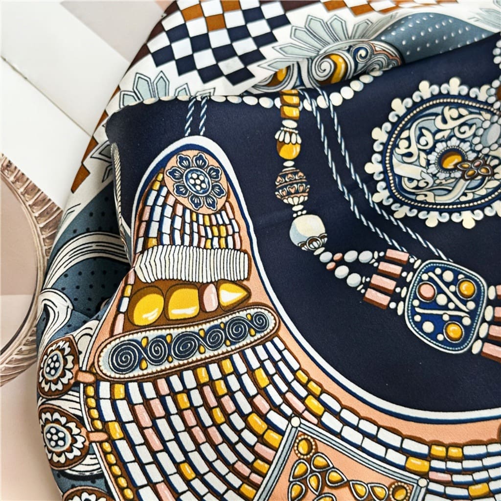 MaraSilk Pure Mulberry Silk Scarf - Square Crepe Satin MS100