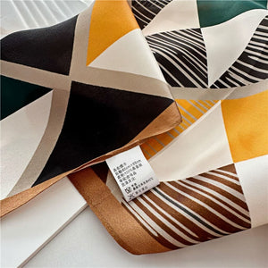 MaraSilk Pure Mulberry Silk Scarf - Square Crepe Satin MS101