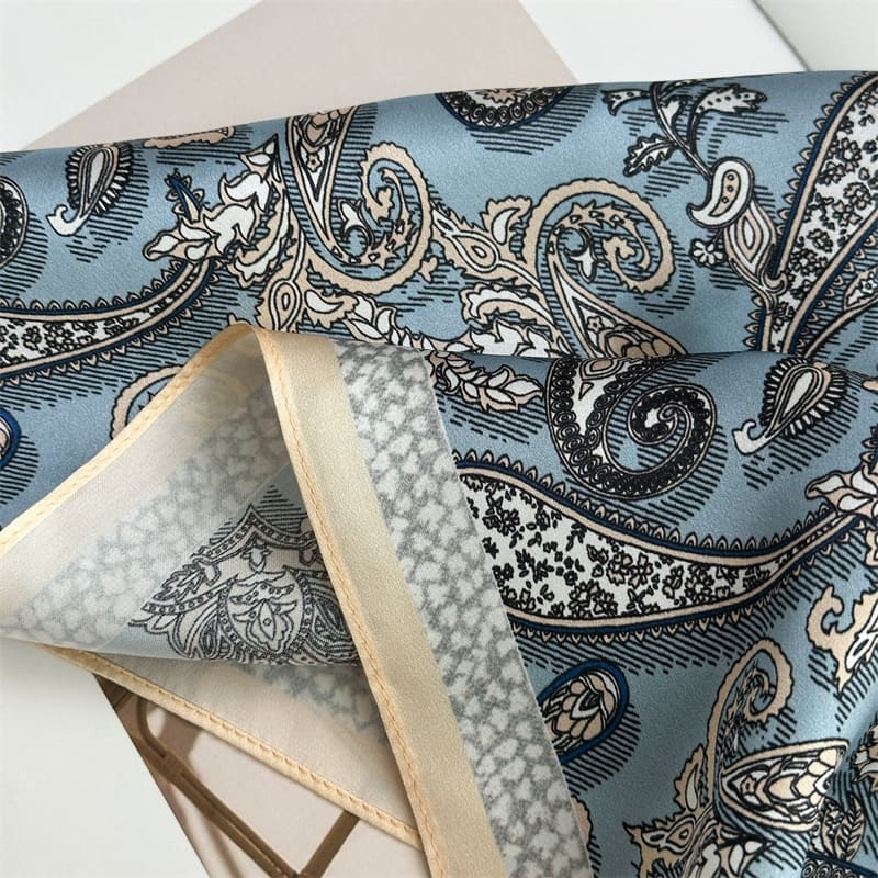 MaraSilk Pure Mulberry Silk Scarf - Square Crepe Satin MS1018