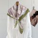 MaraSilk Pure Mulberry Silk Scarf - Square Crepe Satin MS1019