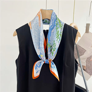 MaraSilk Pure Mulberry Silk Scarf - Square Crepe Satin MS102