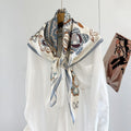 MaraSilk Pure Mulberry Silk Scarf - Square Crepe Satin MS1020