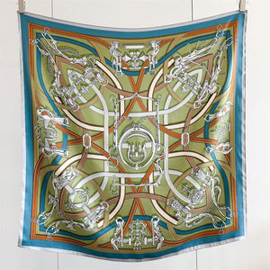 MaraSilk Pure Mulberry Silk Scarf - Square Crepe Satin MS1021 34" x 34" MS102101