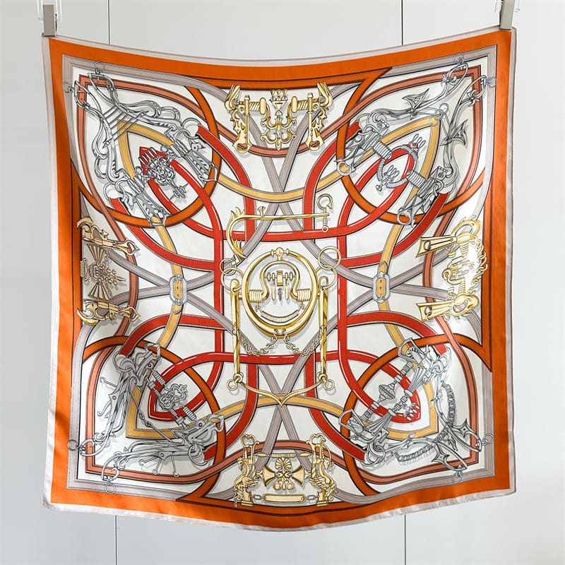 MaraSilk Pure Mulberry Silk Scarf - Square Crepe Satin MS1021 34" x 34" MS102102