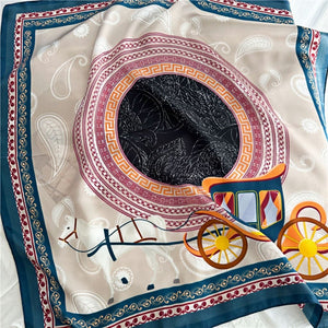 MaraSilk Pure Mulberry Silk Scarf - Square Crepe Satin MS103