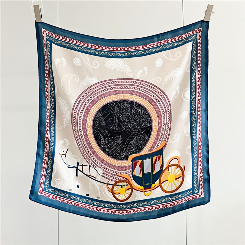 MaraSilk Pure Mulberry Silk Scarf - Square Crepe Satin MS103 25" x 25" MS10301