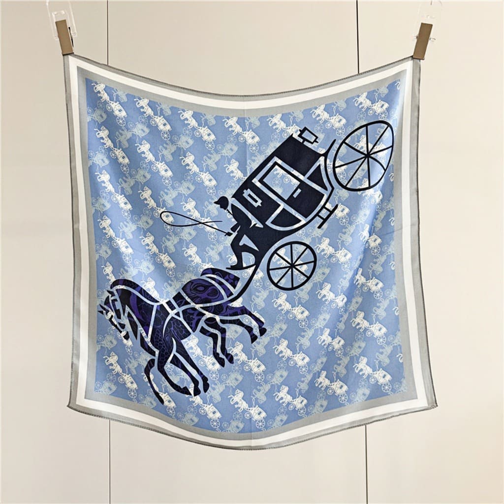 MaraSilk Pure Mulberry Silk Scarf - Square Crepe Satin MS103 25" x 25" MS10305