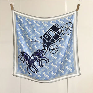 MaraSilk Pure Mulberry Silk Scarf - Square Crepe Satin MS103 25" x 25" MS10305