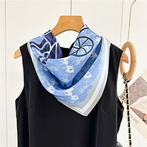 MaraSilk Pure Mulberry Silk Scarf - Square Crepe Satin MS103