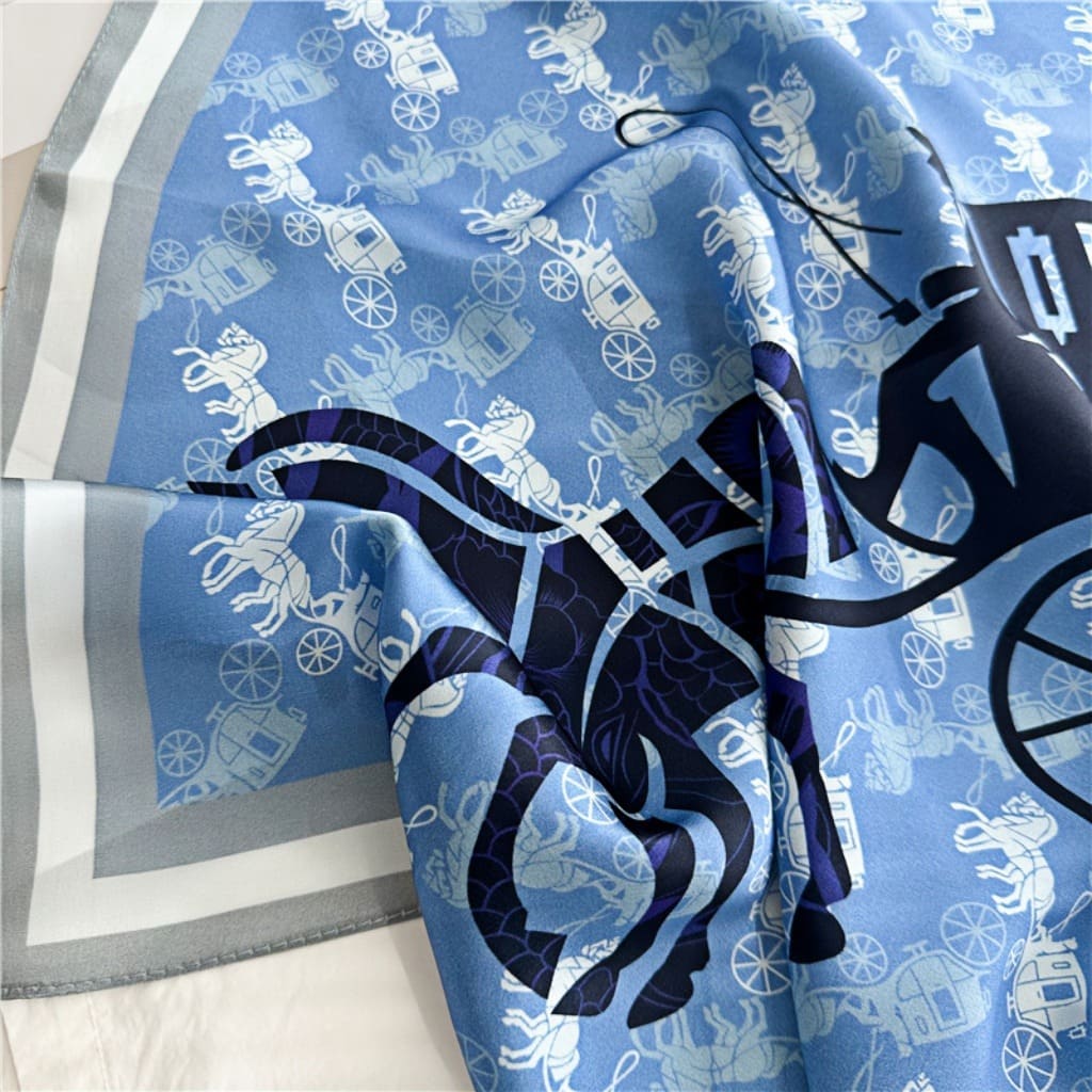 MaraSilk Pure Mulberry Silk Scarf - Square Crepe Satin MS103