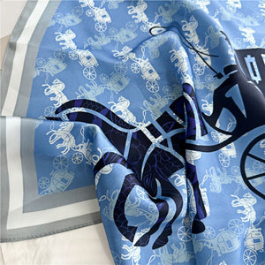 MaraSilk Pure Mulberry Silk Scarf - Square Crepe Satin MS103