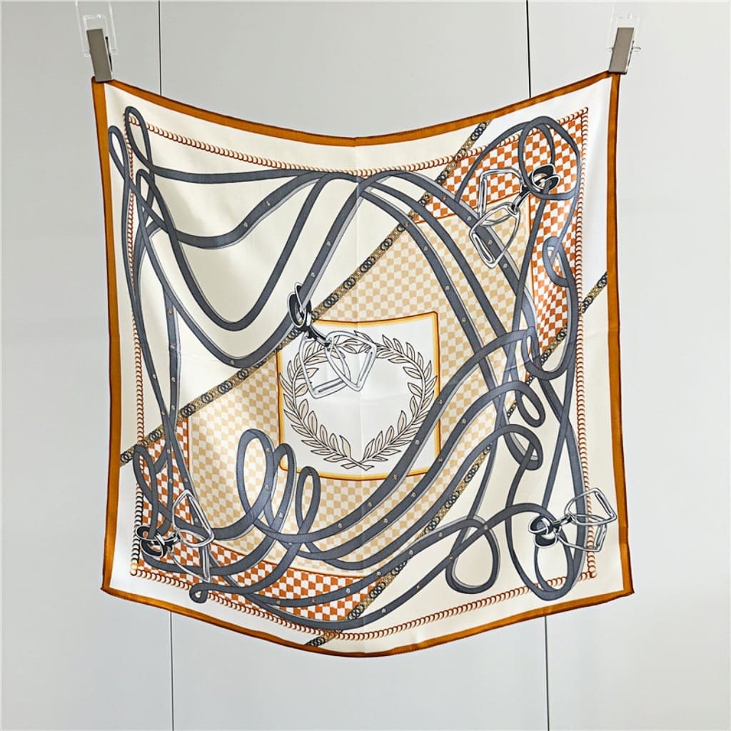 MaraSilk Pure Mulberry Silk Scarf - Square Crepe Satin MS103 25" x 25" MS10306