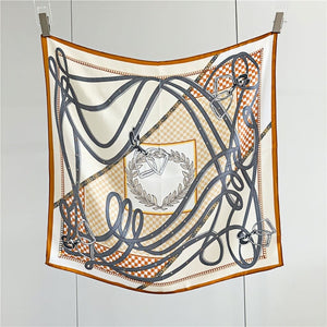 MaraSilk Pure Mulberry Silk Scarf - Square Crepe Satin MS103 25" x 25" MS10306