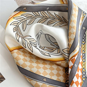 MaraSilk Pure Mulberry Silk Scarf - Square Crepe Satin MS103