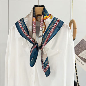 MaraSilk Pure Mulberry Silk Scarf - Square Crepe Satin MS103