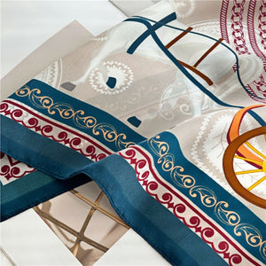 MaraSilk Pure Mulberry Silk Scarf - Square Crepe Satin MS103