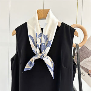 MaraSilk Pure Mulberry Silk Scarf - Square Crepe Satin MS104