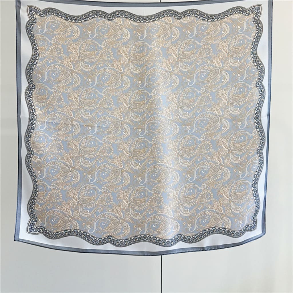 MaraSilk Pure Mulberry Silk Scarf - Square Crepe Satin MS104 25" x 25" MS10404