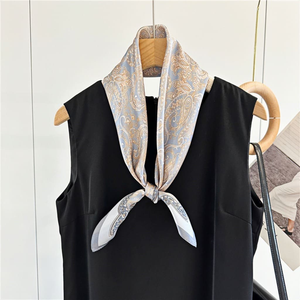 MaraSilk Pure Mulberry Silk Scarf - Square Crepe Satin MS104