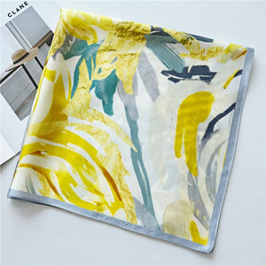 MaraSilk Pure Mulberry Silk Scarf - Square Crepe Satin MS105