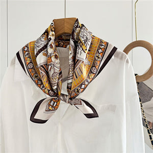 MaraSilk Pure Mulberry Silk Scarf - Square Crepe Satin MS106