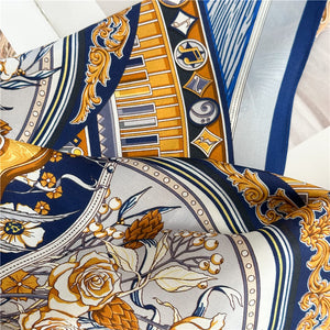 MaraSilk Pure Mulberry Silk Scarf - Square Crepe Satin MS106