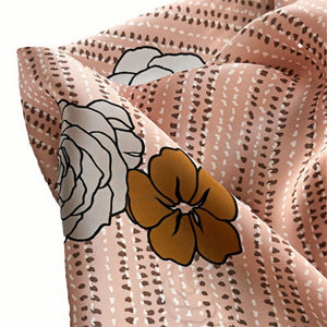 MaraSilk Pure Mulberry Silk Scarf - Square Crepe Satin MS107