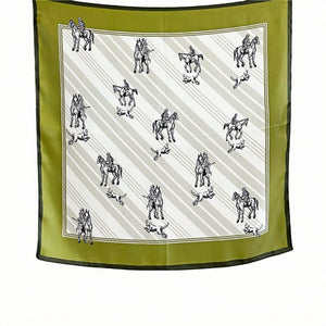 MaraSilk Pure Mulberry Silk Scarf - Square Crepe Satin MS108