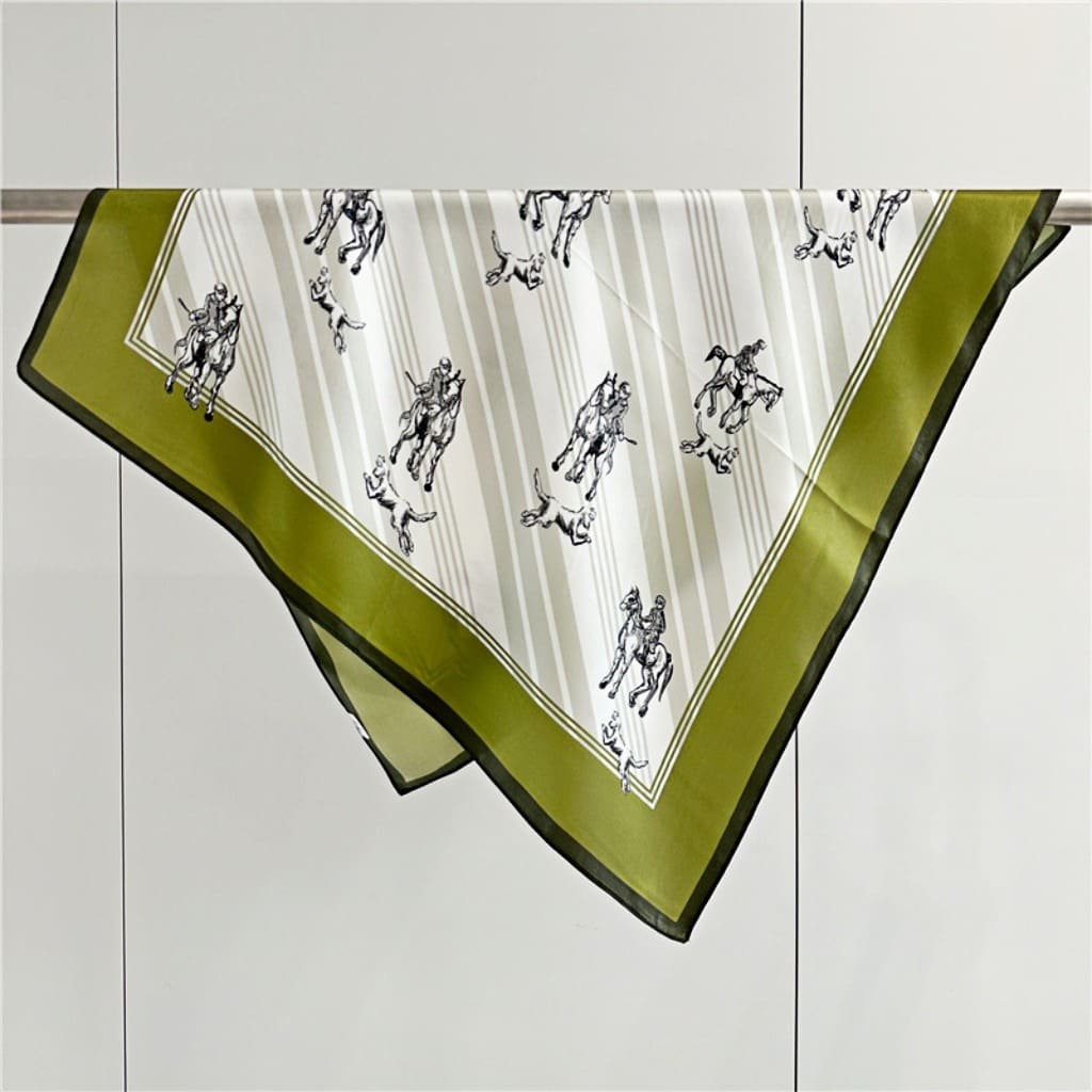 MaraSilk Pure Mulberry Silk Scarf - Square Crepe Satin MS108