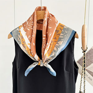 MaraSilk Pure Mulberry Silk Scarf - Square Crepe Satin MS109