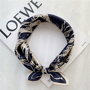 MaraSilk Pure Mulberry Silk Scarf Square Crepe Satin MS11-10