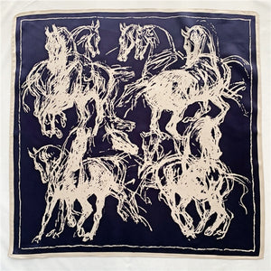 MaraSilk Pure Mulberry Silk Scarf Square Crepe Satin MS11-12