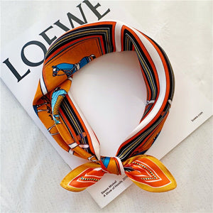 MaraSilk Pure Mulberry Silk Scarf Square Crepe Satin MS11-4