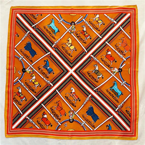 MaraSilk Pure Mulberry Silk Scarf Square Crepe Satin MS11-6