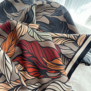 MaraSilk Pure Mulberry Silk Scarf - Square Crepe Satin MS110