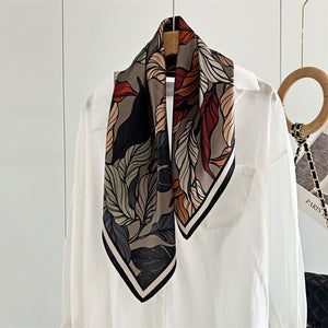 MaraSilk Pure Mulberry Silk Scarf - Square Crepe Satin MS110