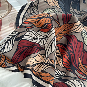 MaraSilk Pure Mulberry Silk Scarf - Square Crepe Satin MS110