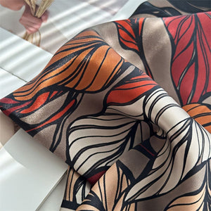 MaraSilk Pure Mulberry Silk Scarf - Square Crepe Satin MS110