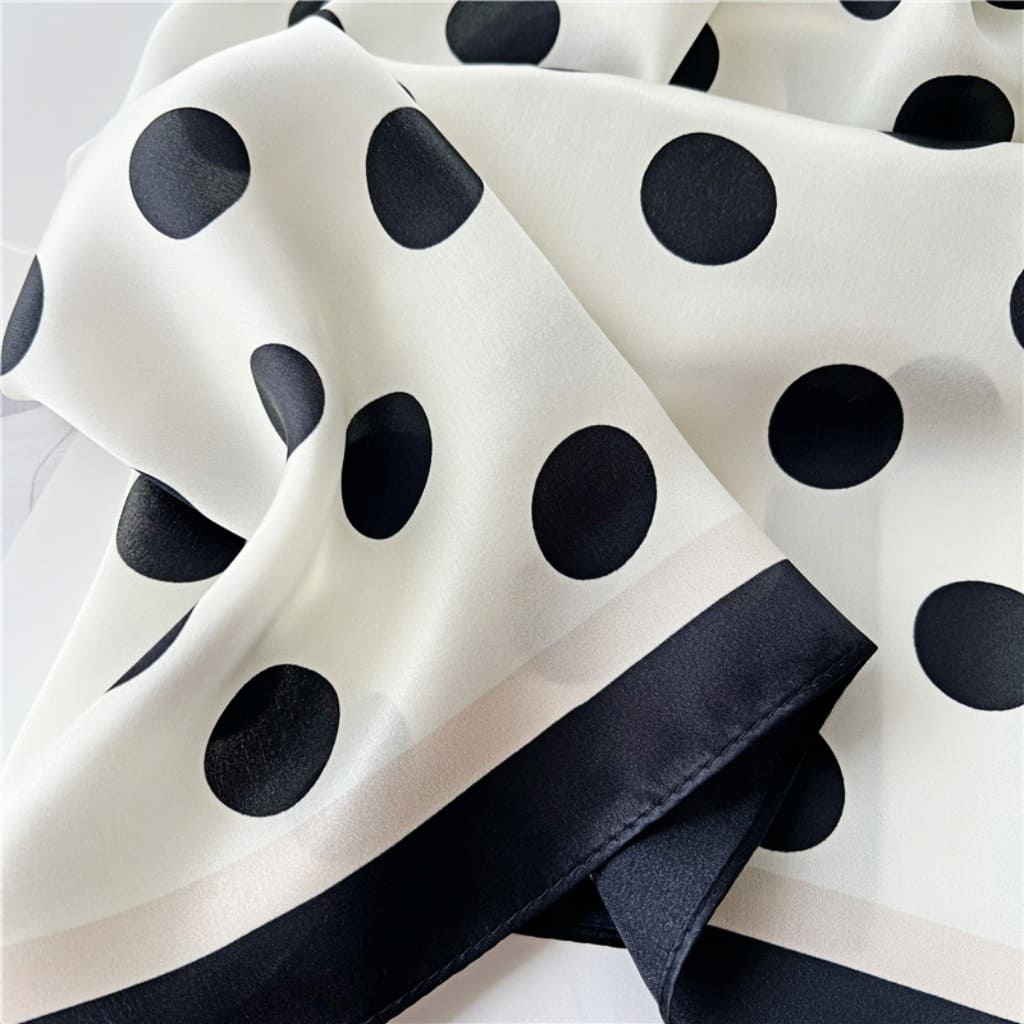 MaraSilk Pure Mulberry Silk Scarf - Square Crepe Satin MS111