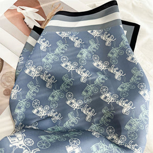 MaraSilk Pure Mulberry Silk Scarf - Square Crepe Satin MS115