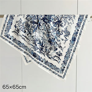 MaraSilk Pure Mulberry Silk Scarf - Square Crepe Satin MS118